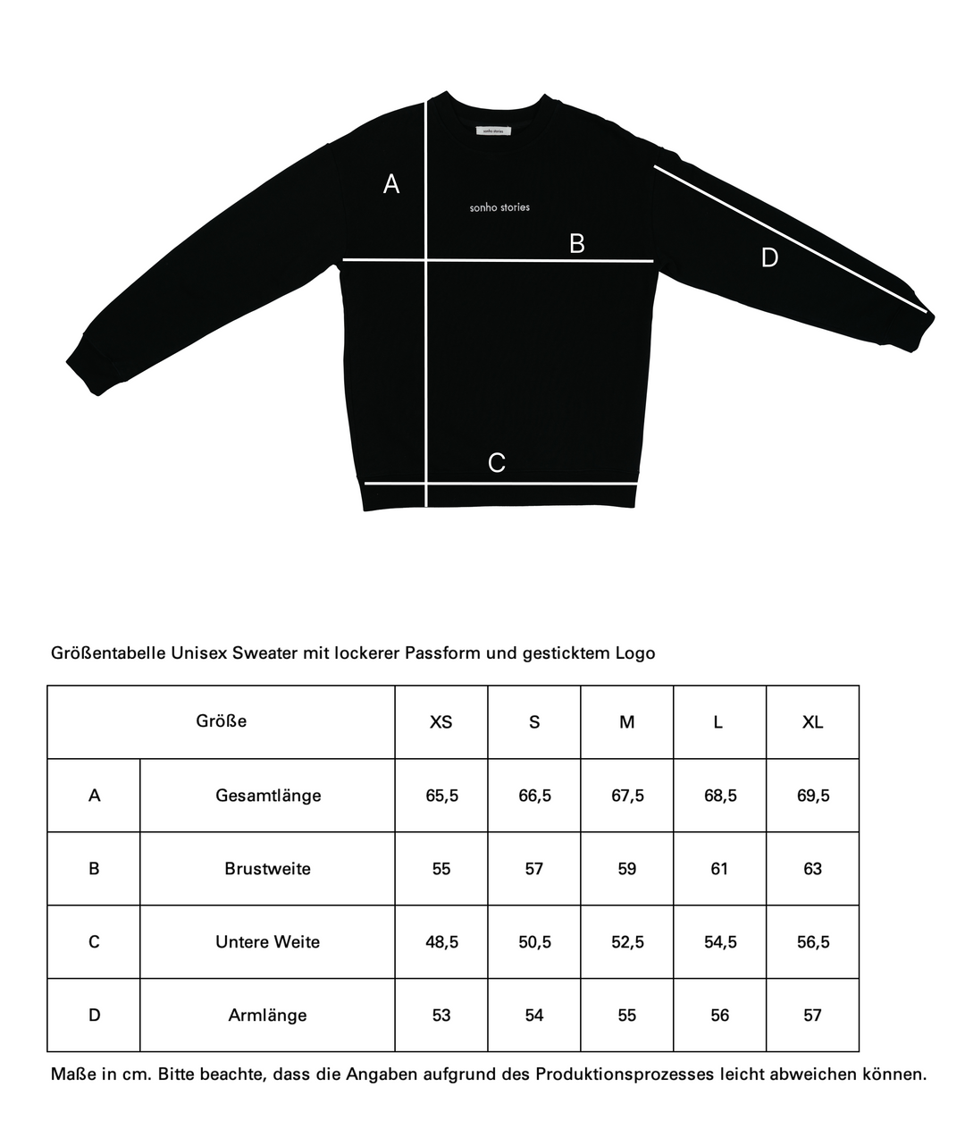 2ND-CHANCE 🫶🏼 Unisex Sweater mit lockerer Passform und gesticktem Logo