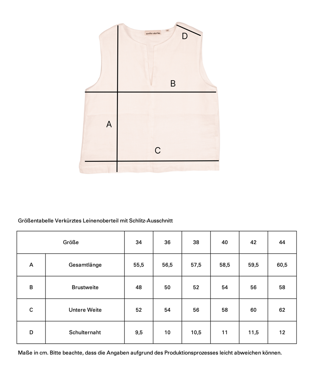 2ND-CHANCE 🫶🏼 Verkürztes Leinenoberteil mit Schlitz-Ausschnitt