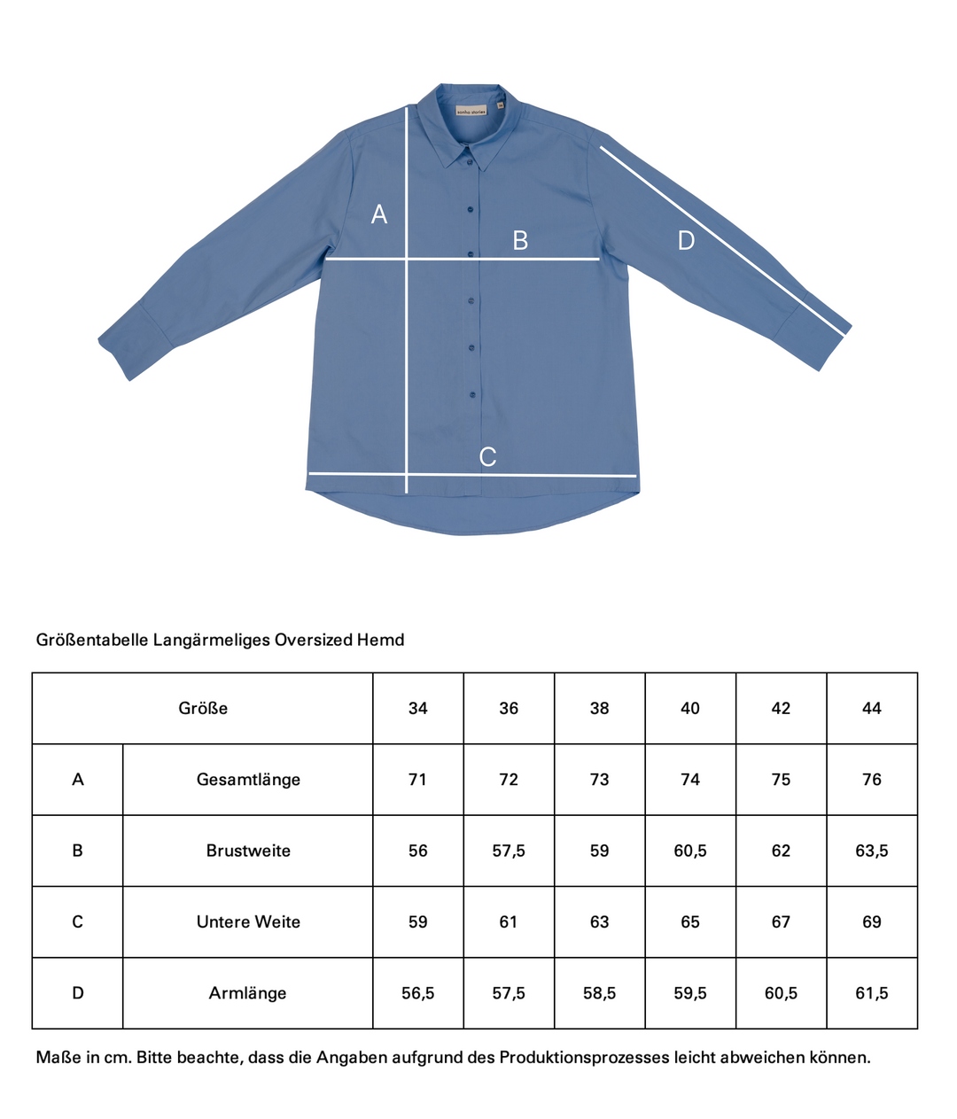 2ND-CHANCE I Langärmeliges Oversized Hemd