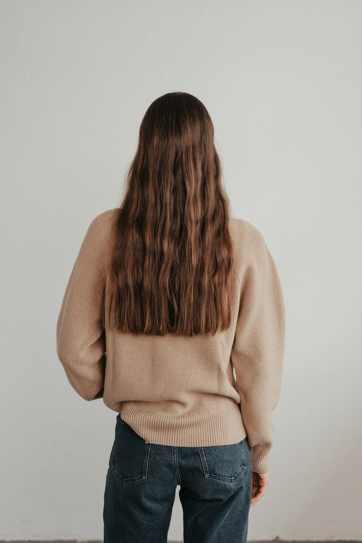 2ND-CHANCE 🫶🏼 Strickpullover aus Wolle (Merino) mit Oversized-Passform